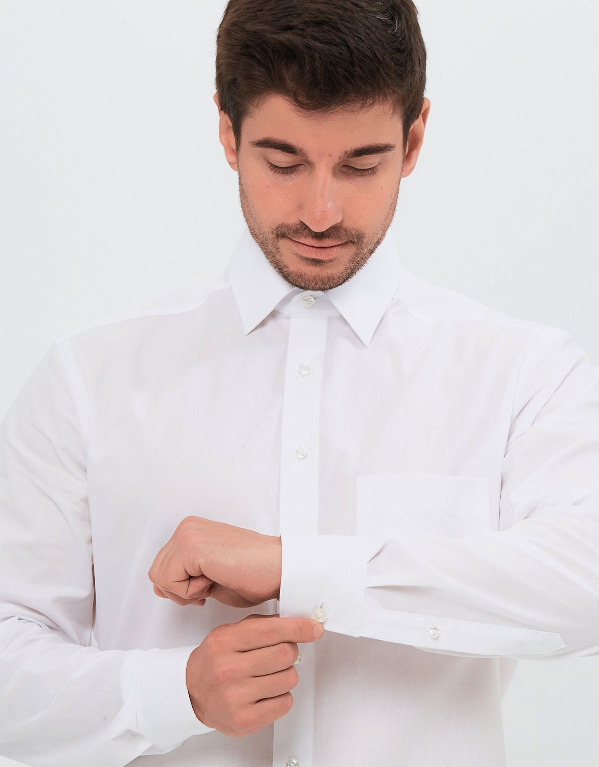 Мужские белые рубашки Royal Class, прямые, комплект 2 шт. | купить в интернет-магазине Olymp-Men