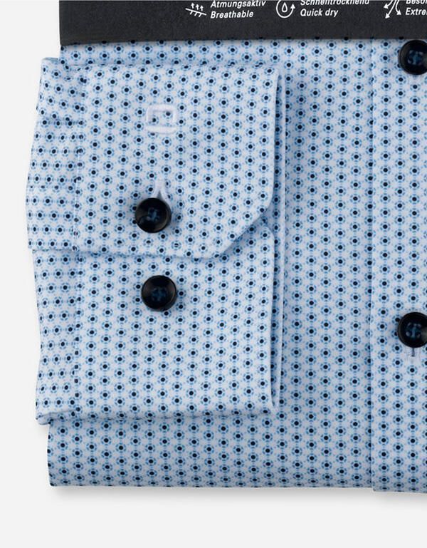 Трикотажная рубашка Olymp 24/7, супер слим, артикул 25017411