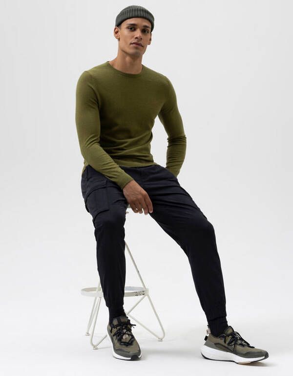 Джемпер мужской OLYMP, шерсть с шёлком, body fit | интернет-магазин Olymp-Men