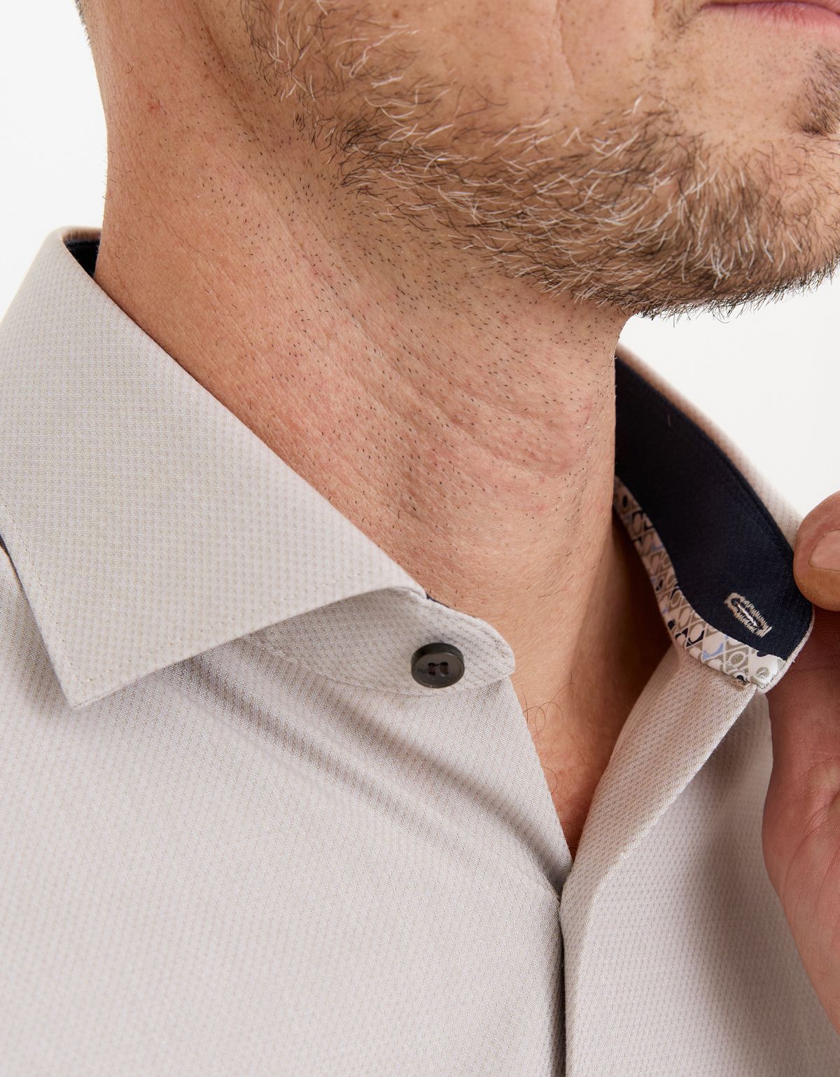 Рубашка мужская с длинным рукавом OLYMP 24/7, климат-контроль, body fit | купить в интернет-магазине Olymp-Men