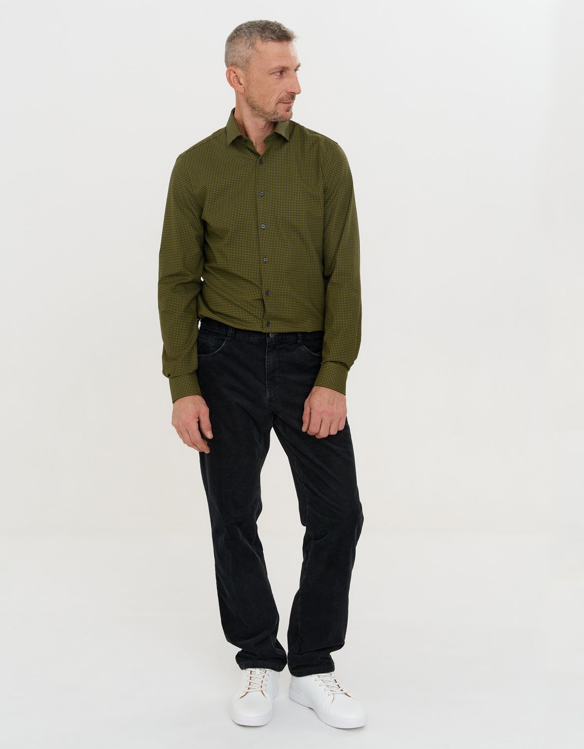 Брюки вельветовые чёрные с подкладом w.Wegener | купить в интернет-магазине Olymp-Men