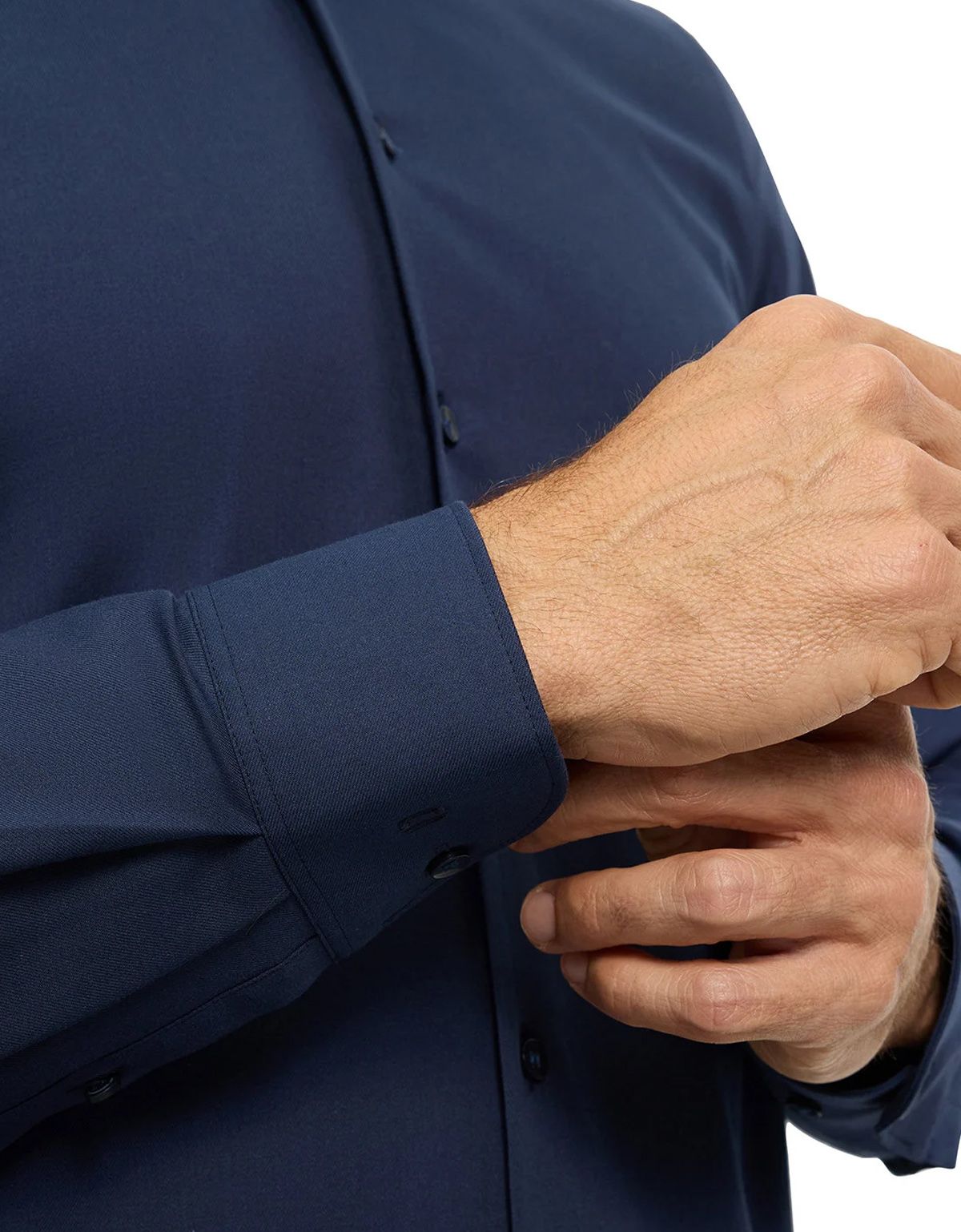 Мужская рубашка однотонная климат-контроль Olymp, body fit | купить в интернет-магазине Olymp-Men