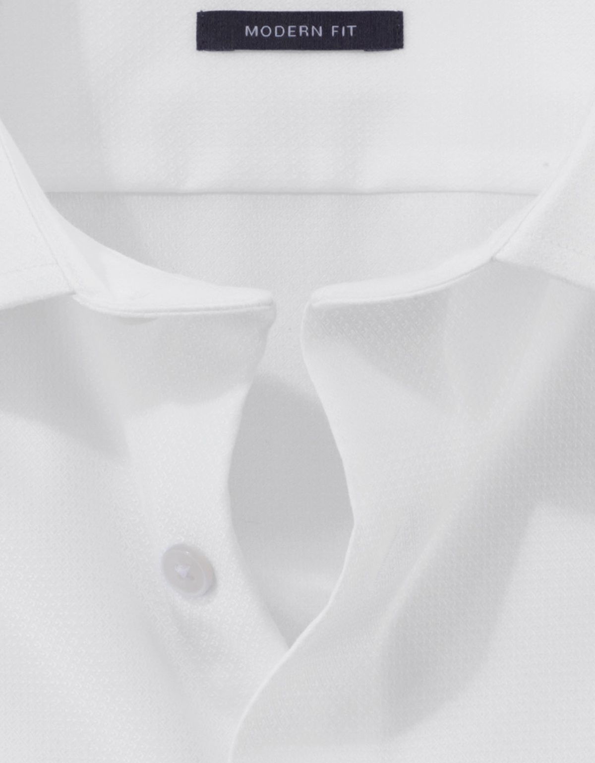 Сорочка мужская белая OLYMP Luxor, modern fit, фактурная ткань | купить в интернет-магазине Olymp-Men