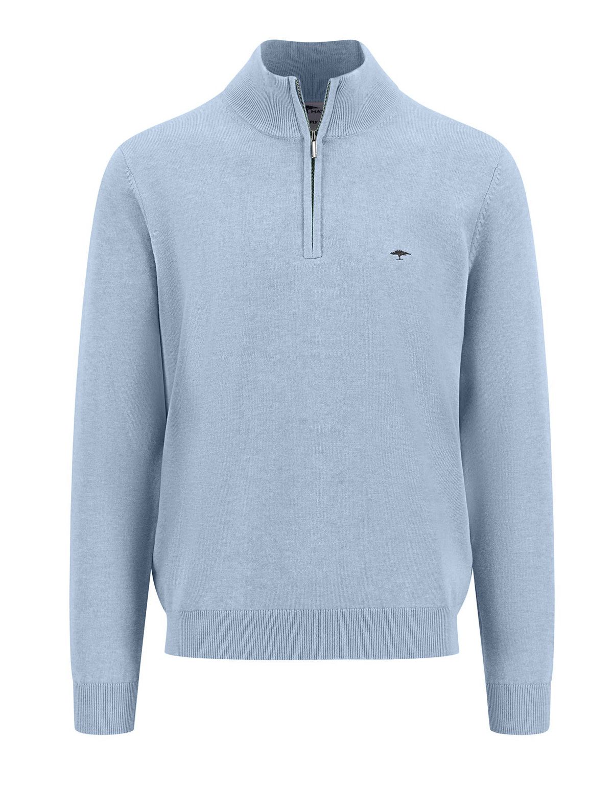 Свитер мужской на молнии хлопковый Fynch-Hatton | купить в интернет-магазине Olymp-Men