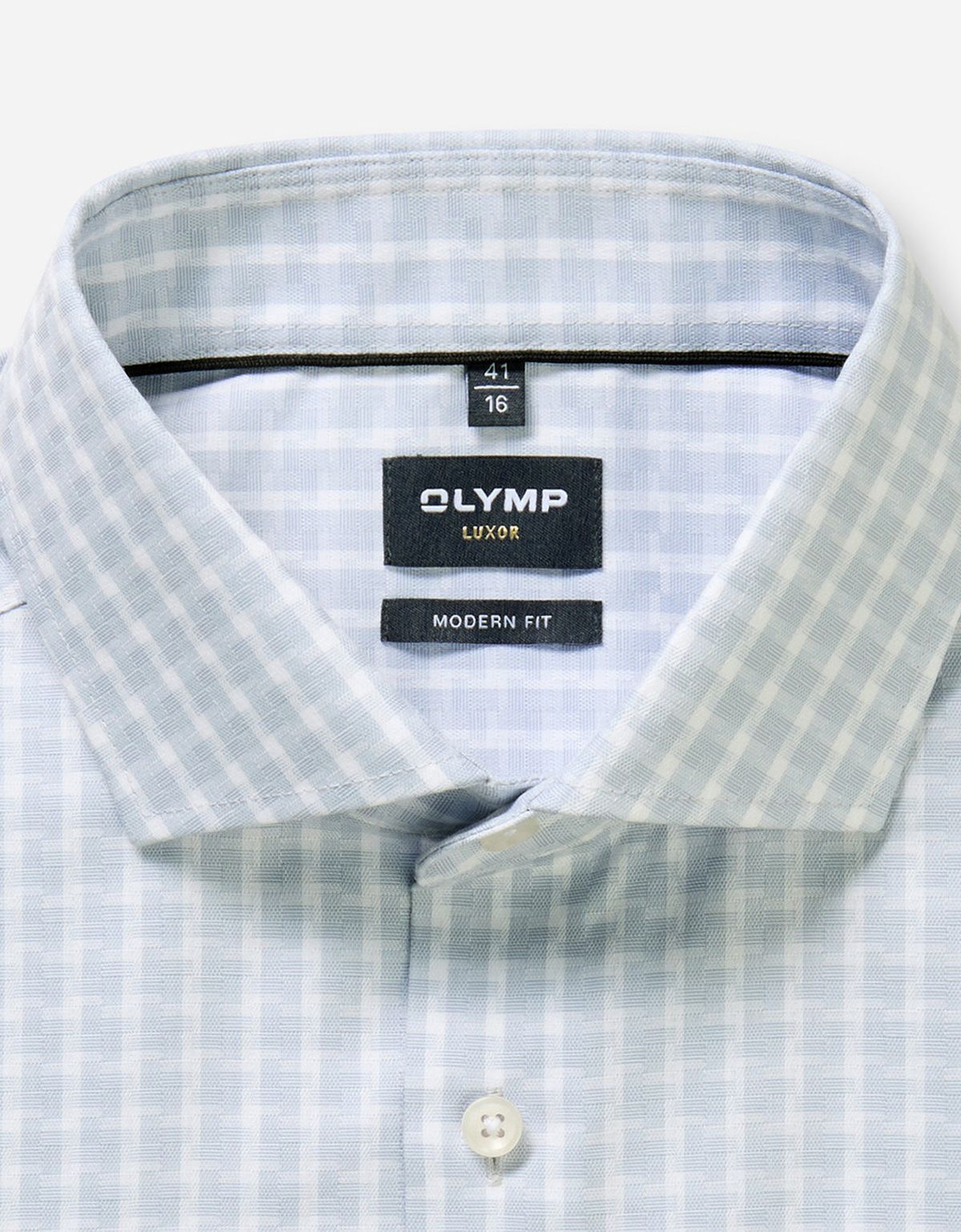 Сорочка классическая в клетку OLYMP Luxor полуприлегающая | купить в интернет-магазине Olymp-Men