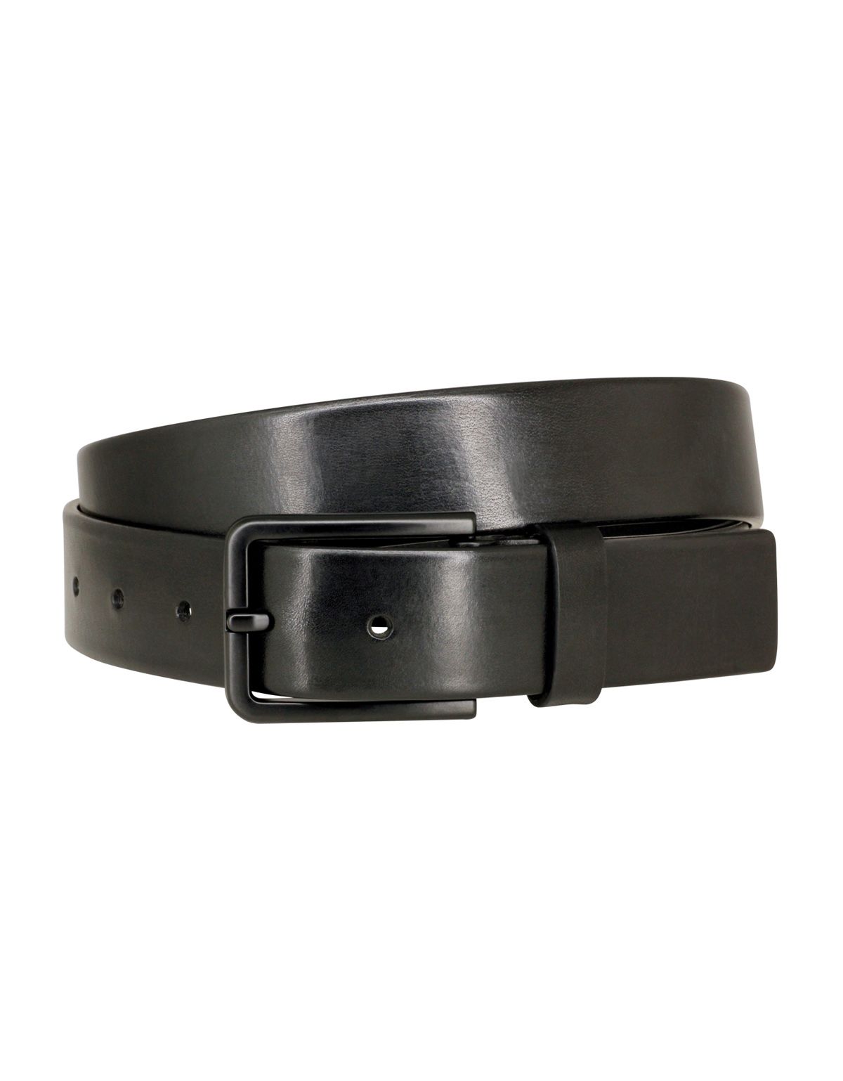 Ремень мужской Lindenmann с чёрной пряжкой мужские | купить в интернет-магазине Olymp-Men