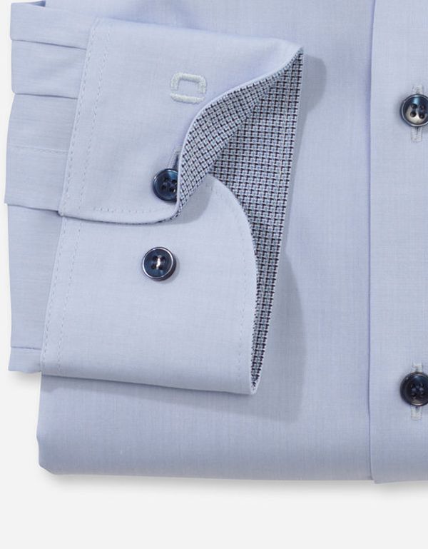 Сорочка классическая однотонная мужская OLYMP Level Five, body fit | купить в интернет-магазине Olymp-Men