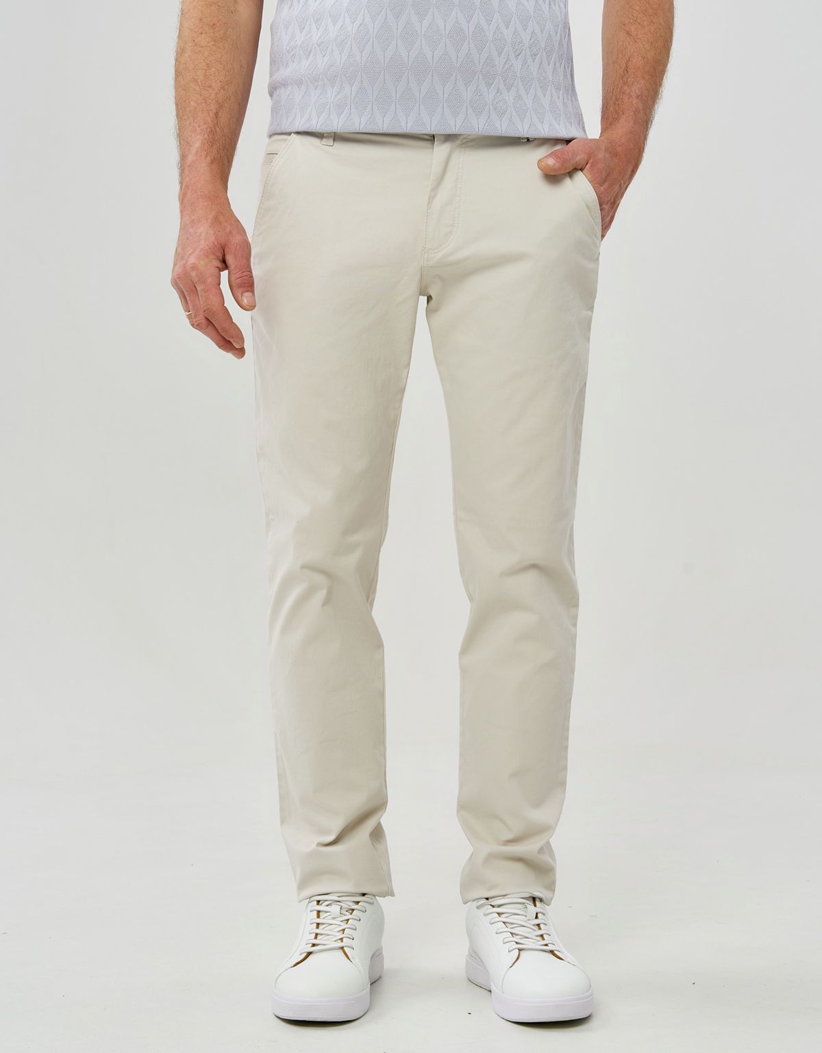 Брюки чинос светлые мужские Redpoint | купить в интернет-магазине Olymp-Men
