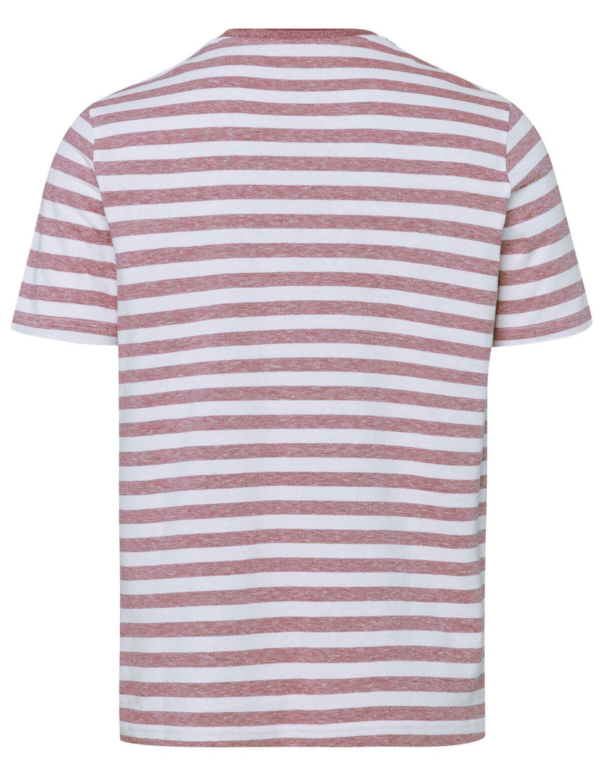 Футболка мужская Brax в красную полоску с карманом | купить в интернет-магазине Olymp-Men