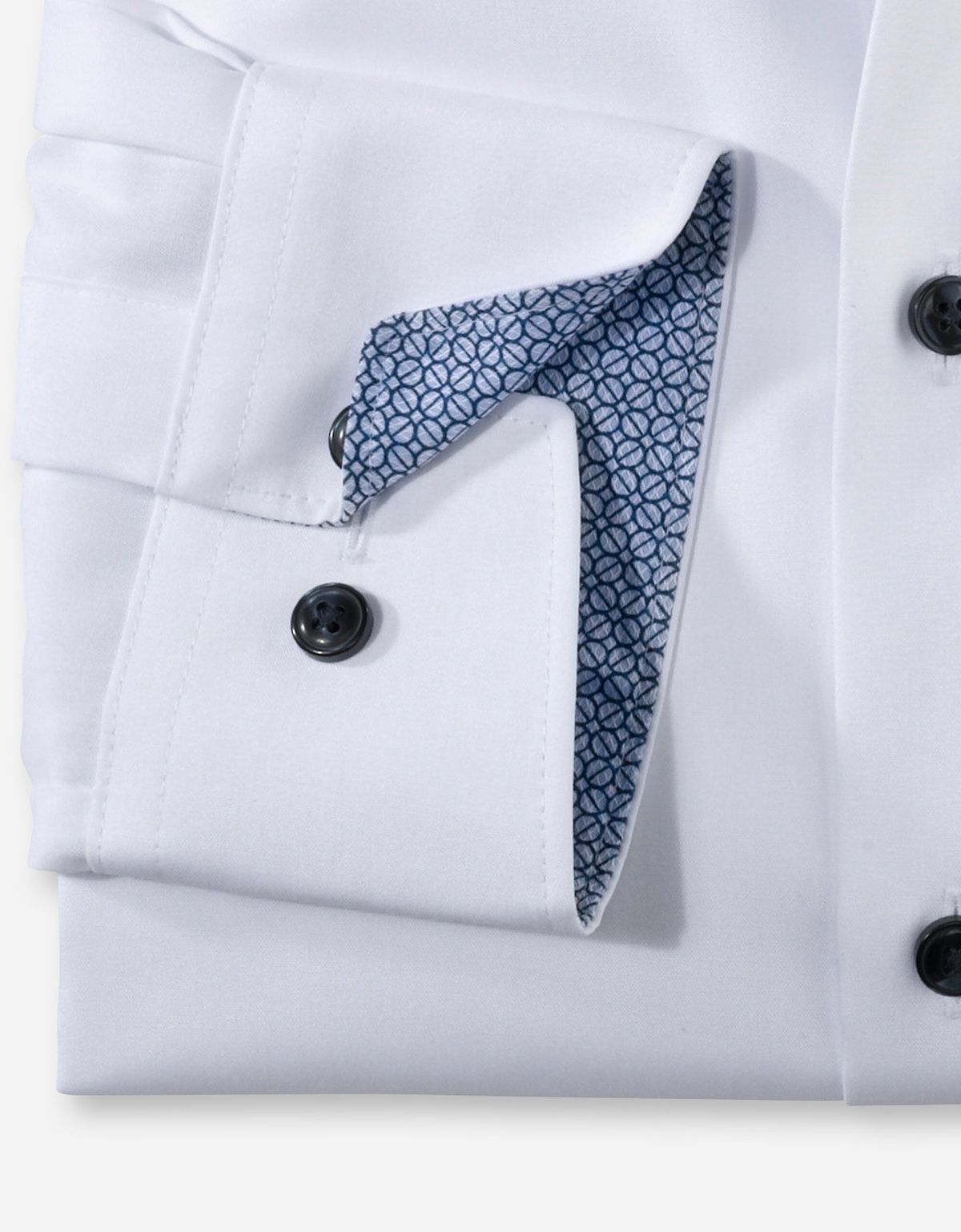 Белая рубашка мужская OLYMP Luxor Modern fit | купить в интернет-магазине Olymp-Men