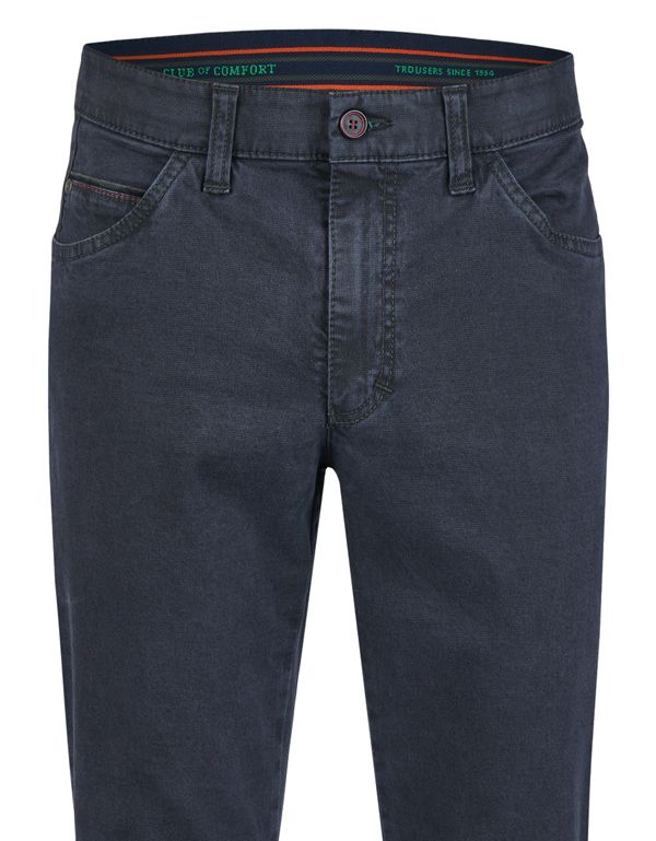 Брюки мужские синие Club Of Comfort, 5 карманов, прямые, мод.Marvin | купить в интернет-магазине Olymp-Men