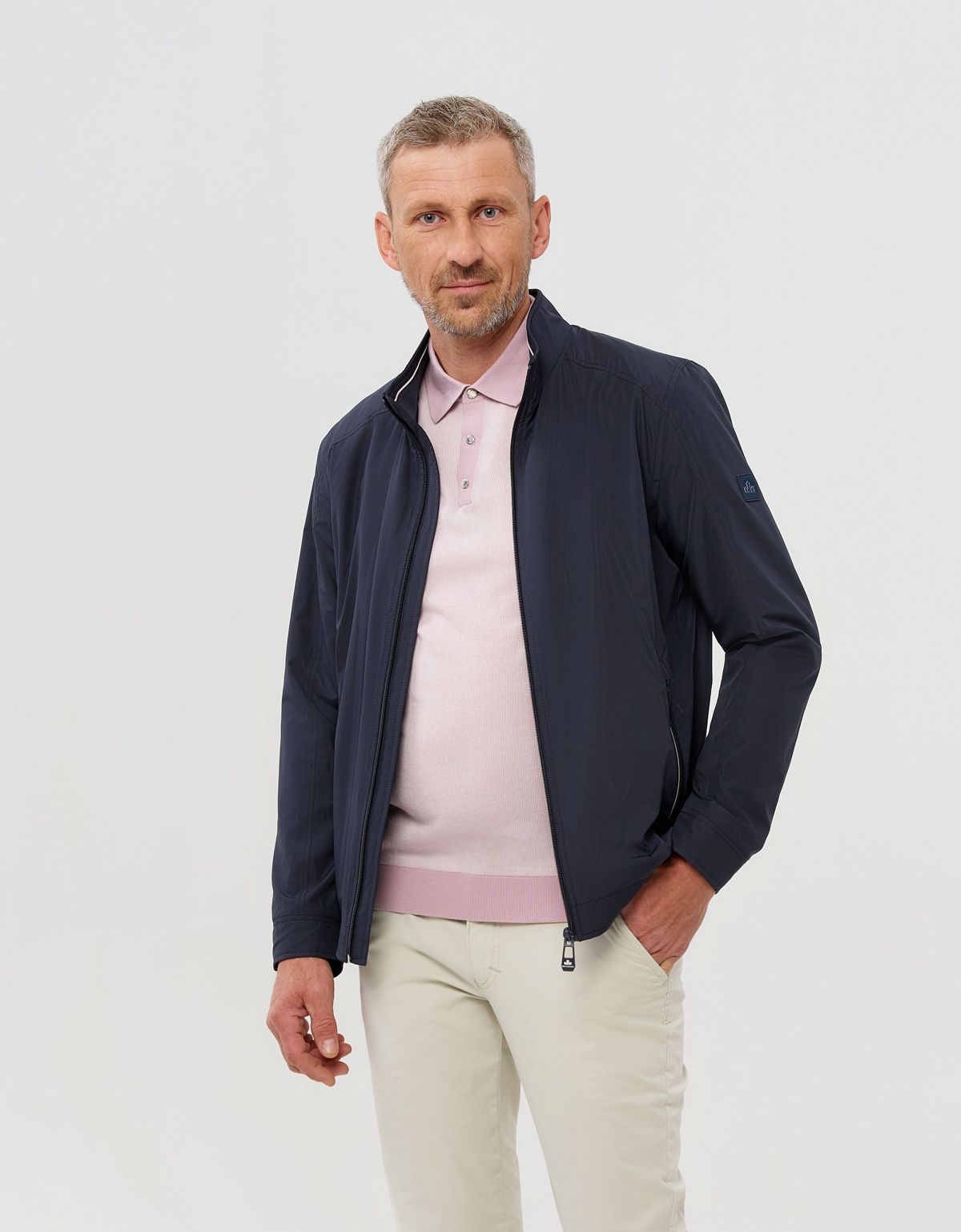 Куртка мужская синяя лёгкая New Canadian | купить в интернет-магазине Olymp-Men