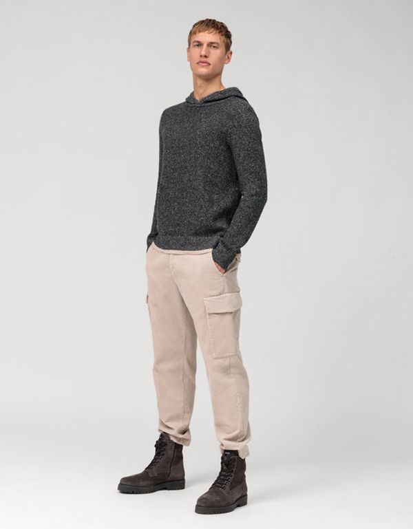 Толстовка вязаная мужская OLYMP с капюшоном, modern fit | купить в интернет-магазине Olymp-Men