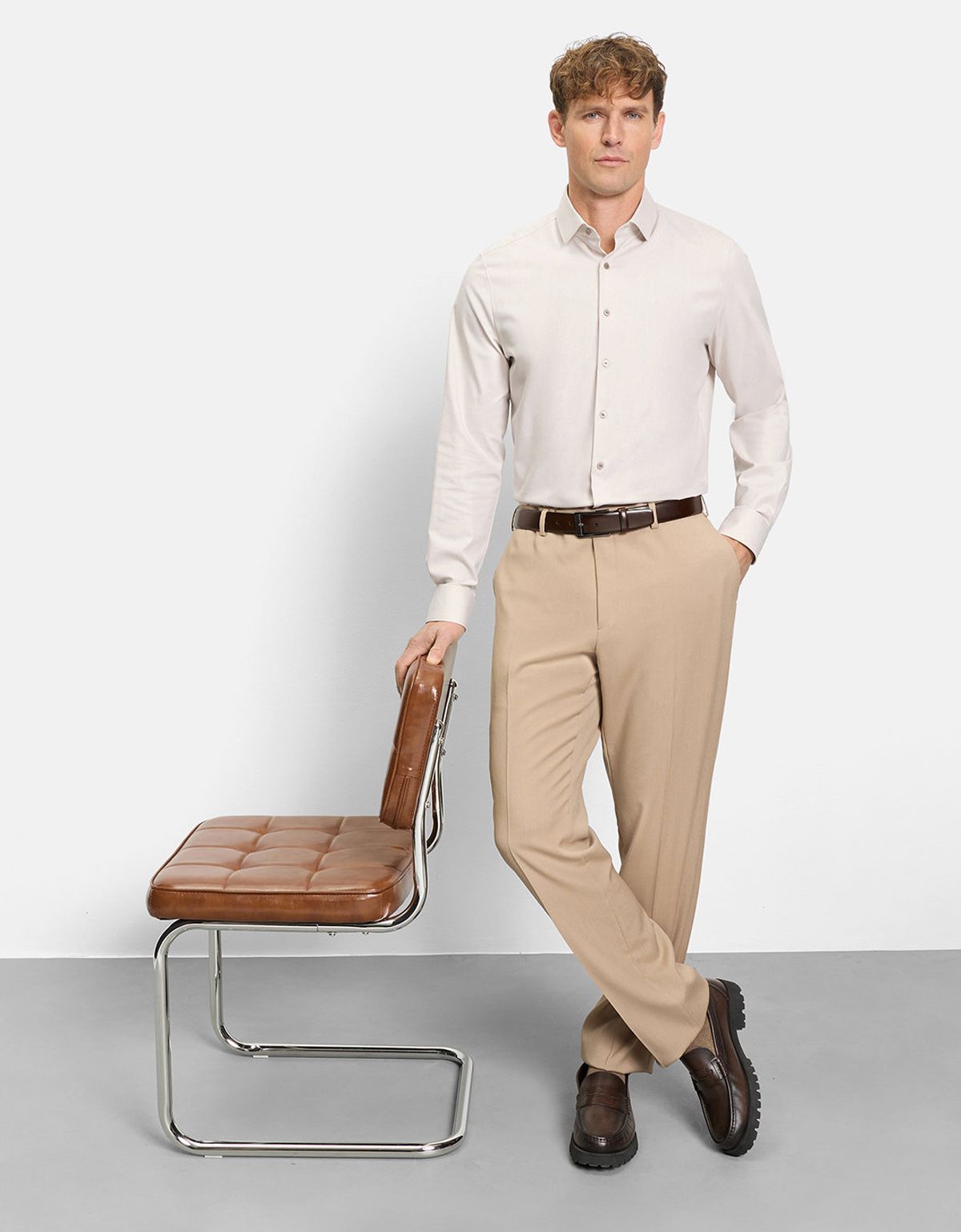 Рубашка классическая OLYMP, климат-контроль, body fit | купить в интернет-магазине Olymp-Men