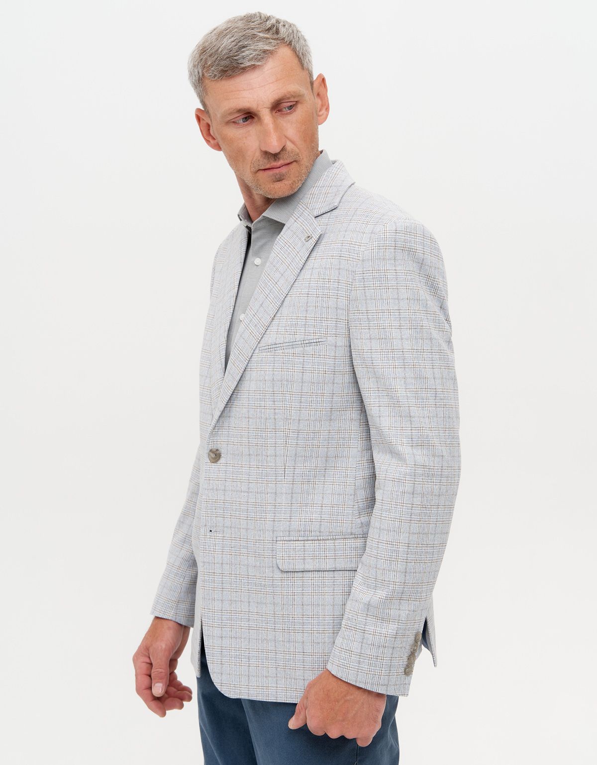 Пиджак мужской в клетку w.Wegener | купить в интернет-магазине Olymp-Men