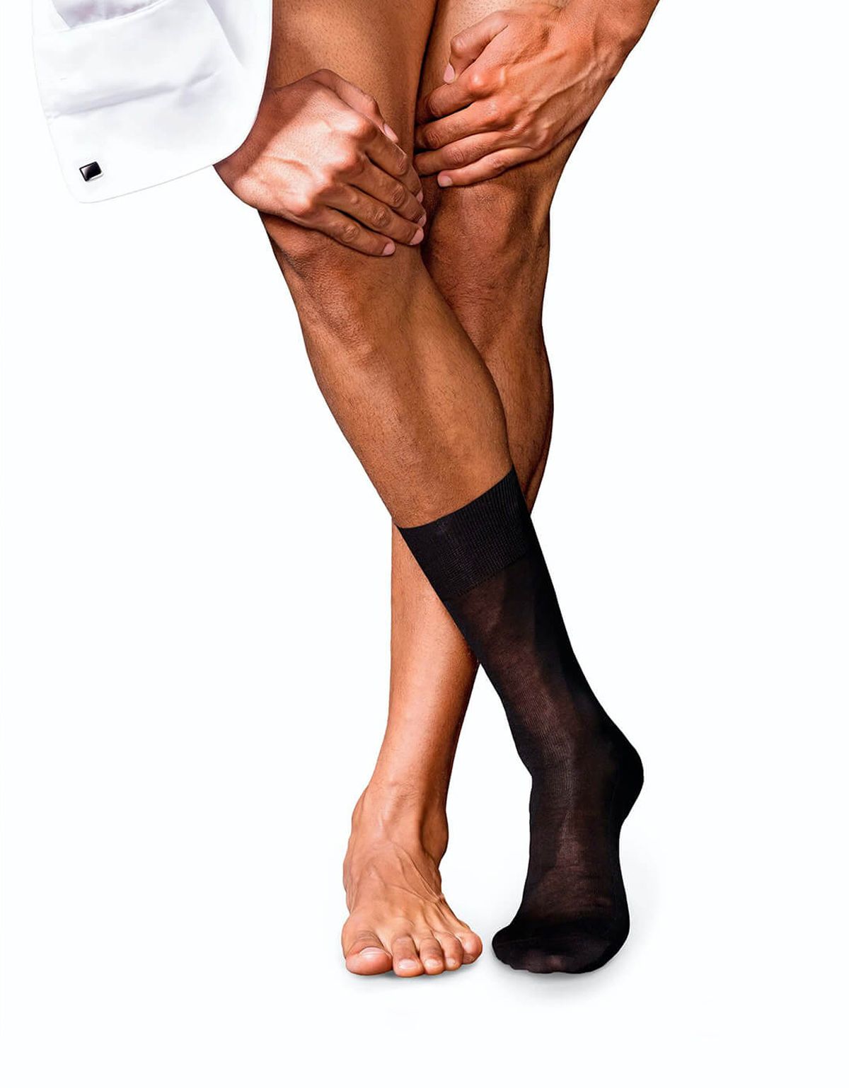 Носки мужские чёрные FALKE с египетским хлопком | купить в интернет-магазине Olymp-Men