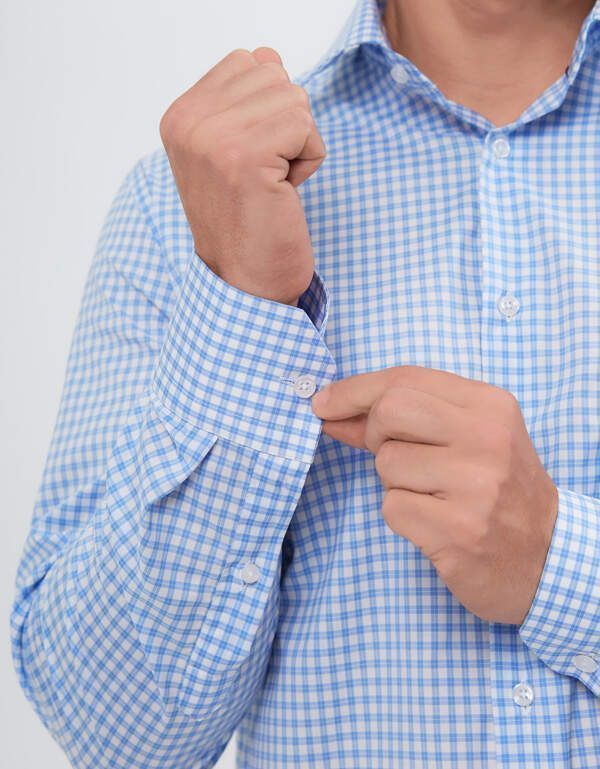 Рубашка мужская в клетку PLATIN, regular fit | интернет-магазин Olymp-Men