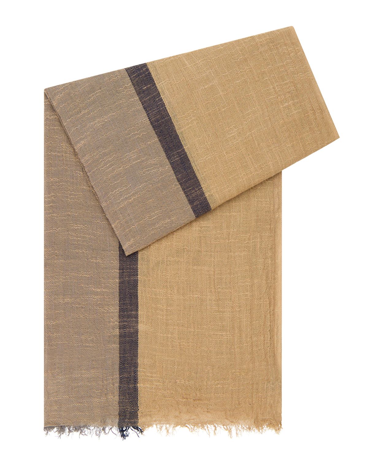 Шарф Lindenmann с коричневой полосой | купить в интернет-магазине Olymp-Men