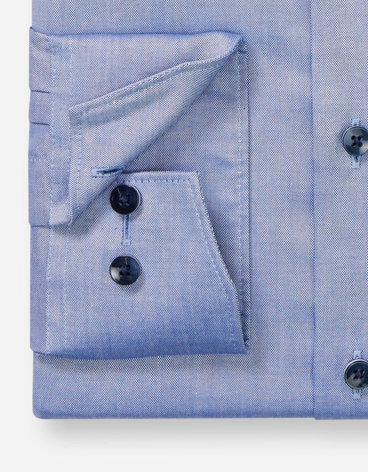 Рубашка мужская с синими пуговицами OLYMP Luxor, modern fit | купить в интернет-магазине Olymp-Men