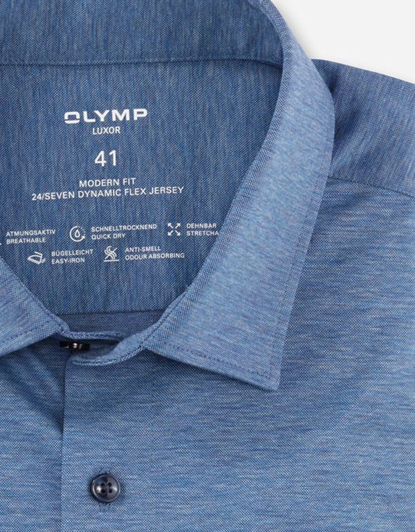 Рубашка мужская трикотажная OLYMP Luxor 24/7, modern fit | купить в интернет-магазине Olymp-Men