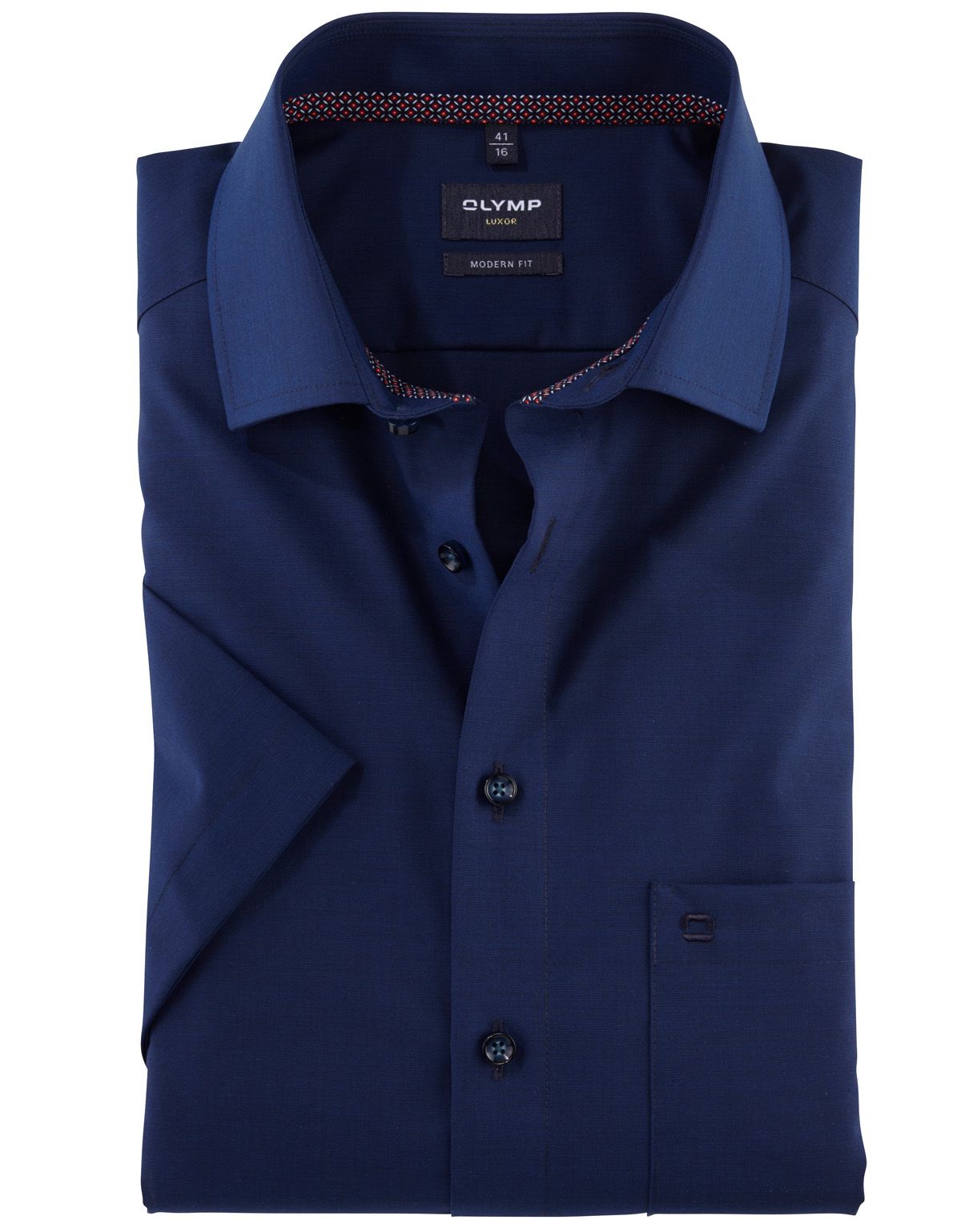 Рубашка классическая мужская OLYMP Luxor, modern fit[Синий]