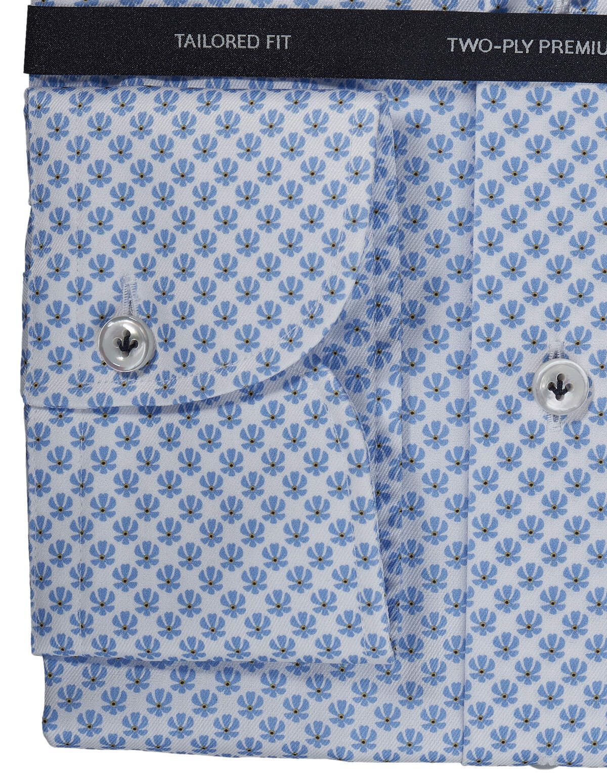 Сорочка мужская Signature с голубым рисунком