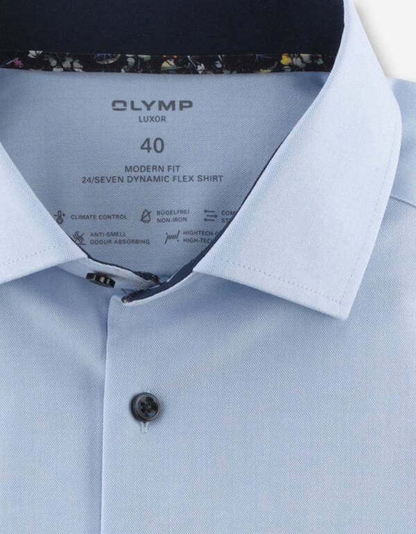 Рубашка мужская OLYMP Luxor 24/7, modern fit | купить в интернет-магазине Olymp-Men