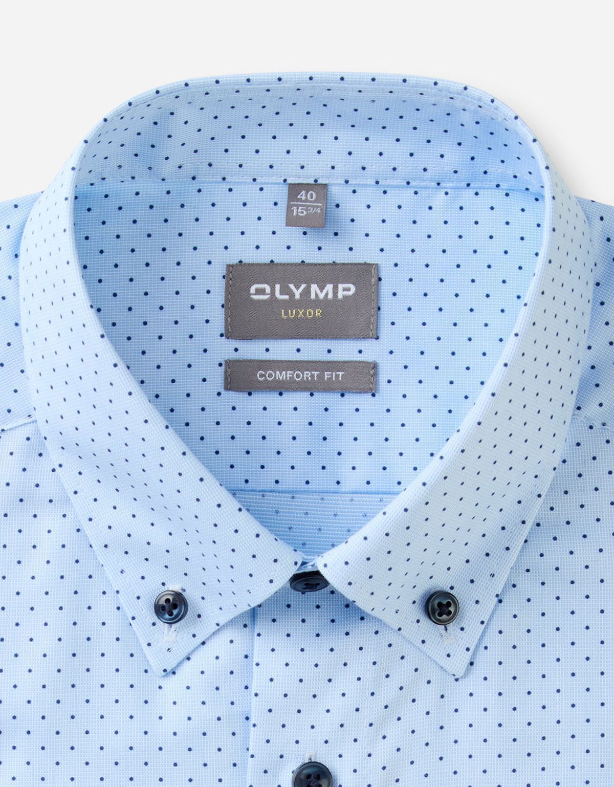 Рубашка с пуговицами на воротнике OLYMP Luxor, прямой крой | купить в интернет-магазине Olymp-Men