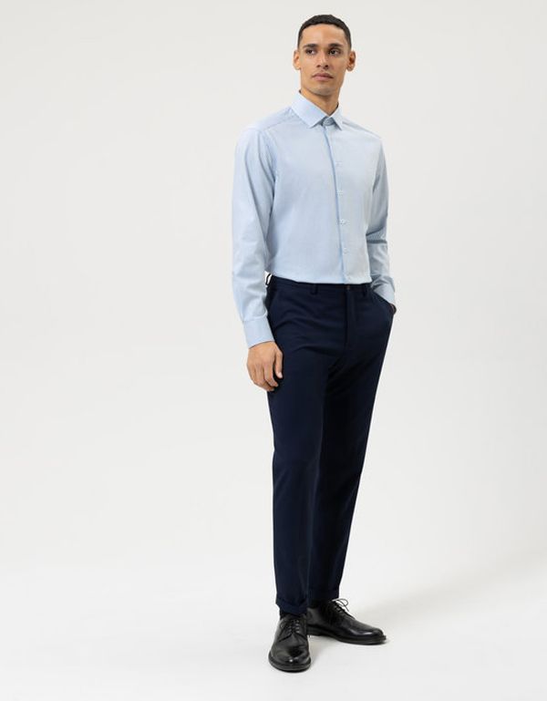 Рубашка мужская в полоску OLYMP Luxor 24/7 климат-контроль, modern fit | купить в интернет-магазине Olymp-Men