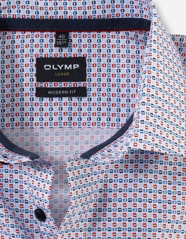 Рубашка мужская с принтом OLYMP Luxor, modern fit | купить в интернет-магазине Olymp-Men