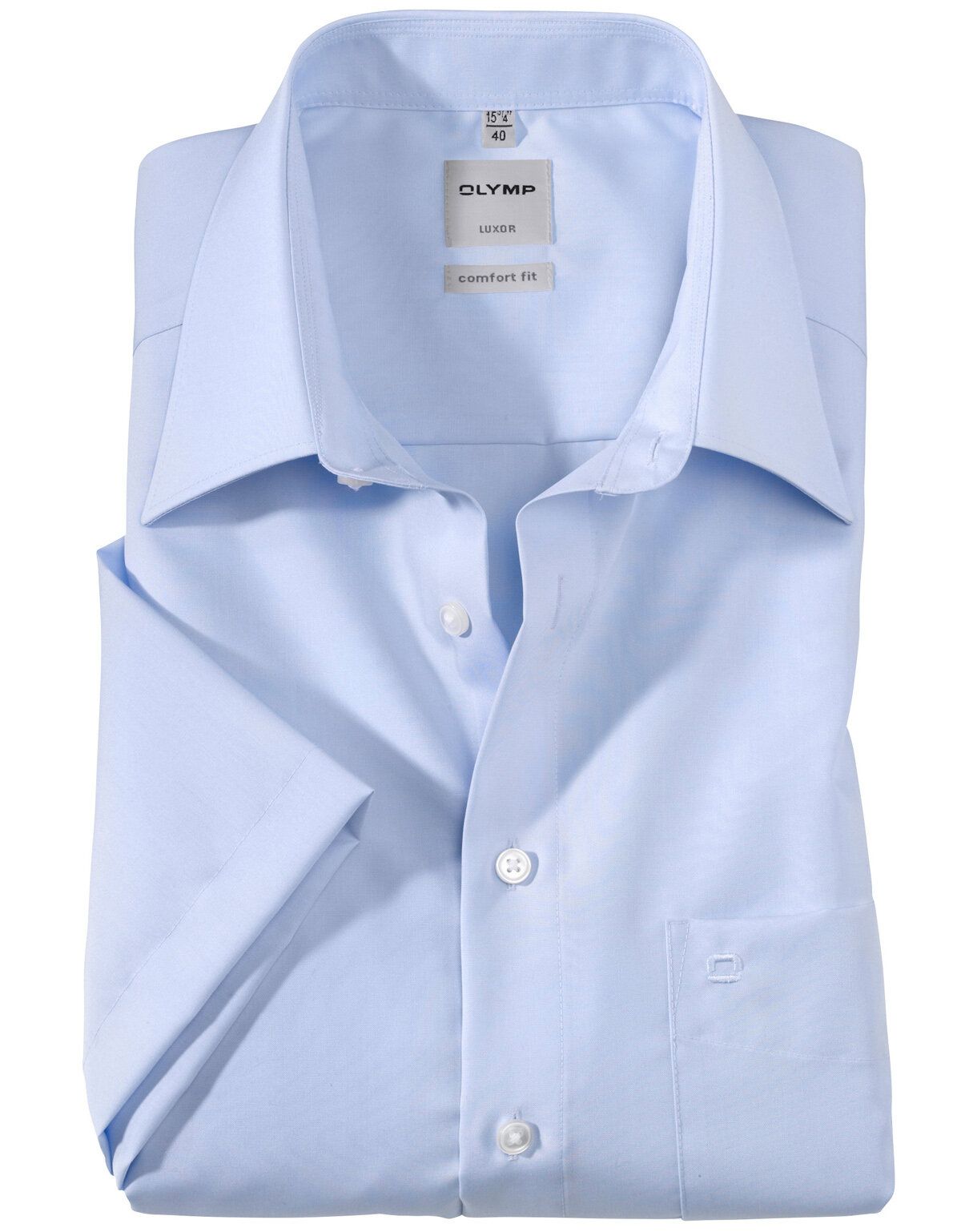 Рубашка мужская OLYMP Luxor, прямой крой[Голубой]