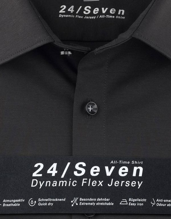 Трикотажная рубашка Olymp 24/7, супер слим, артикул 25037468