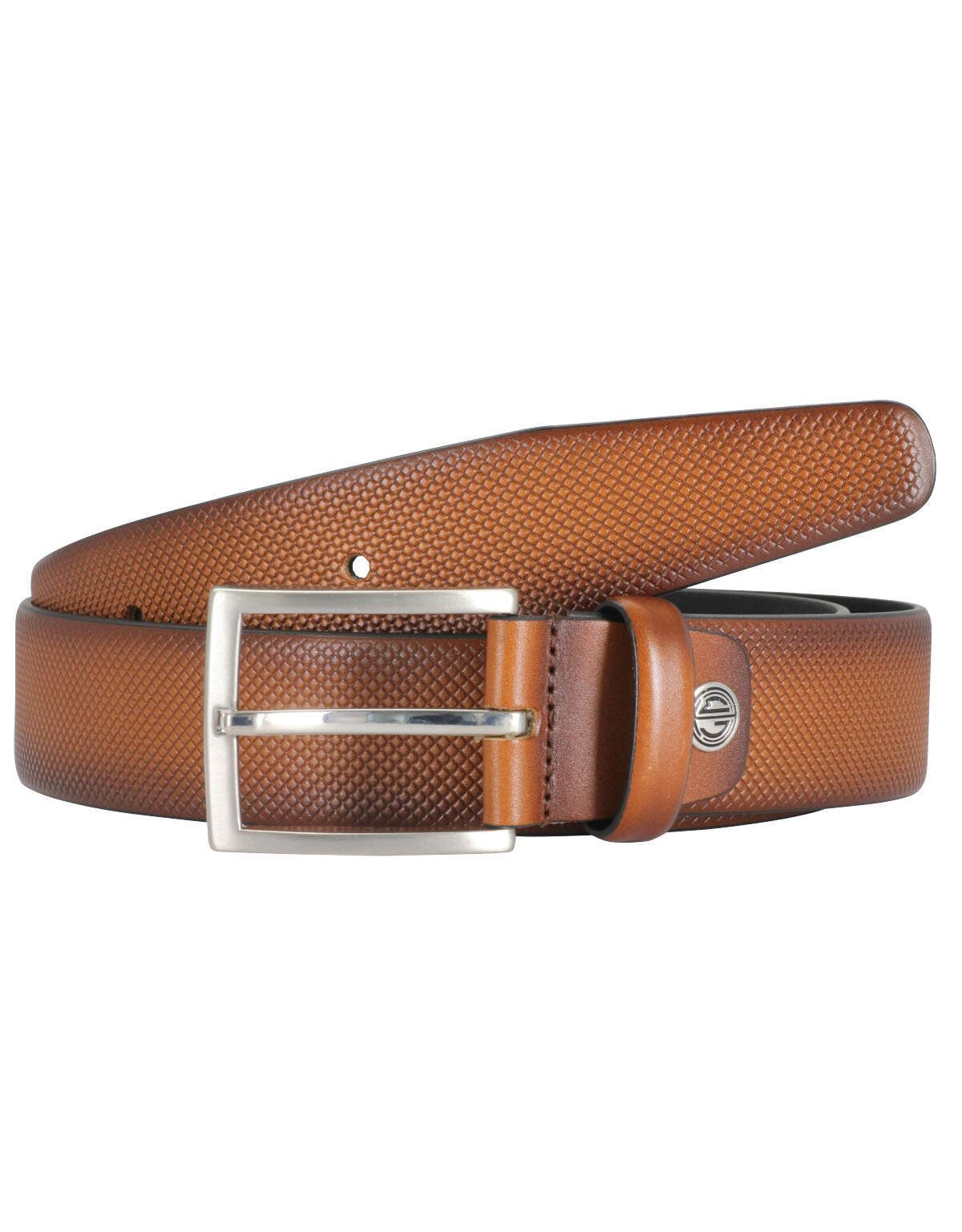 Ремень Lindenmann классический с мелким тиснением мужские | купить в интернет-магазине Olymp-Men