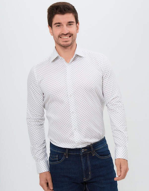 Сорочка мужская PLATIN, slim fit, артикул 1094-100UF-PLT