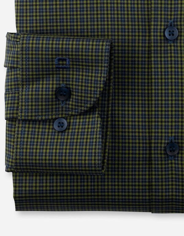 Рубашка мужская OLYMP 24/7 в клетку, body fit | купить в интернет-магазине Olymp-Men