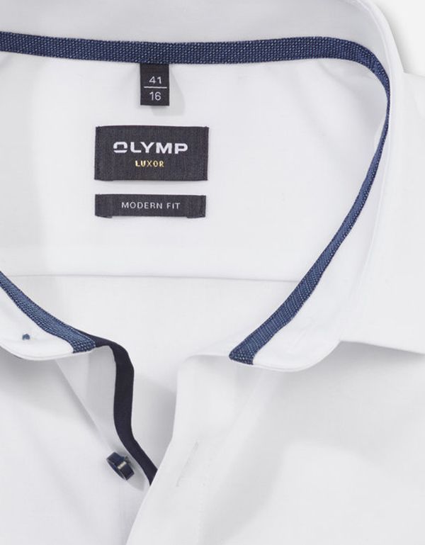 Сорочка мужская классическая OLYMP Luxor, modern fit на высокий рост | купить в интернет-магазине Olymp-Men