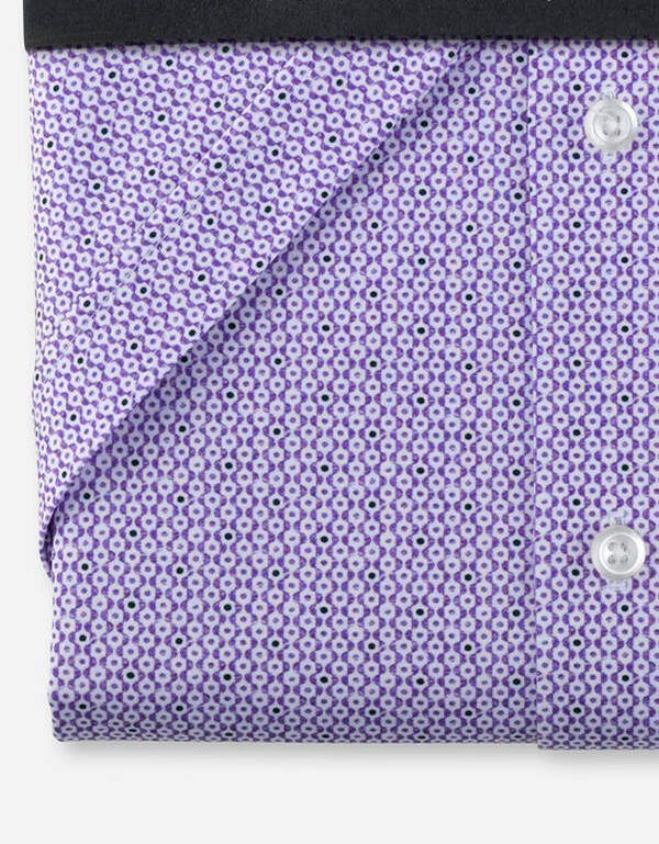 Рубашка трикотажная мужская OLYMP с рисунком Luxor 24/7, modern fit