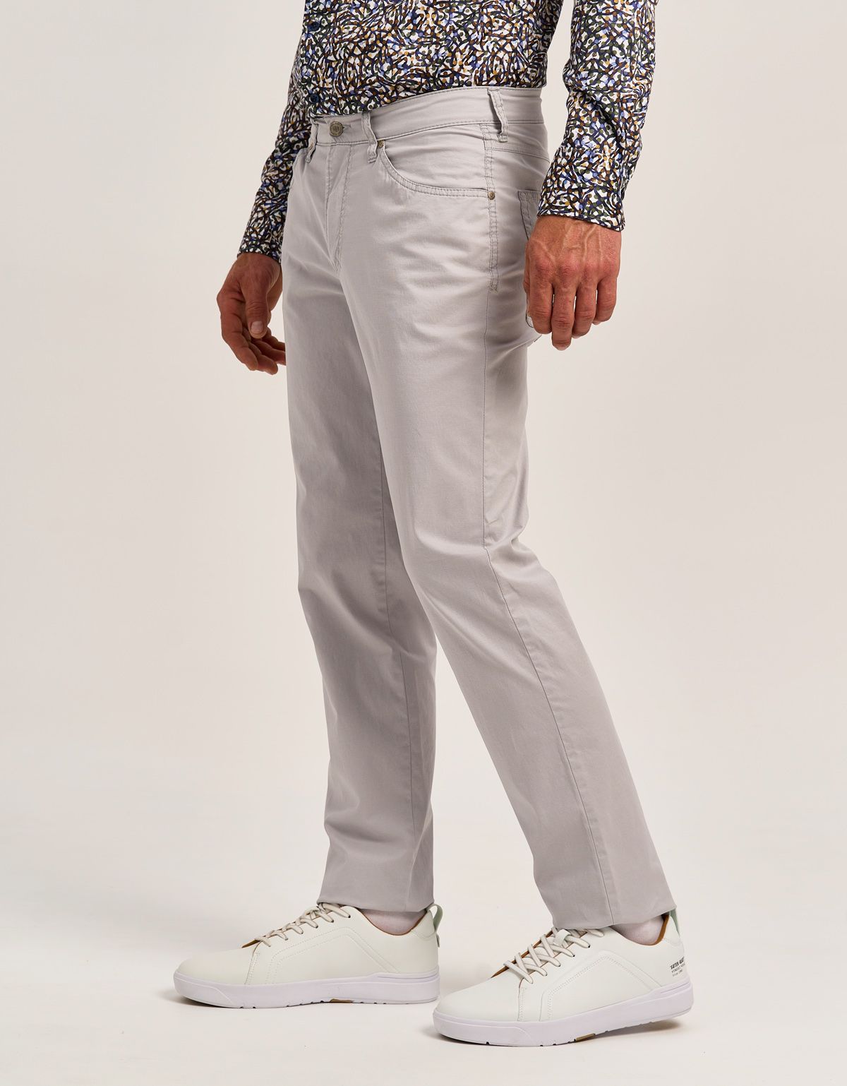 Брюки серые мужские Club Of Comfort хлопок с эластаном | купить в интернет-магазине Olymp-Men