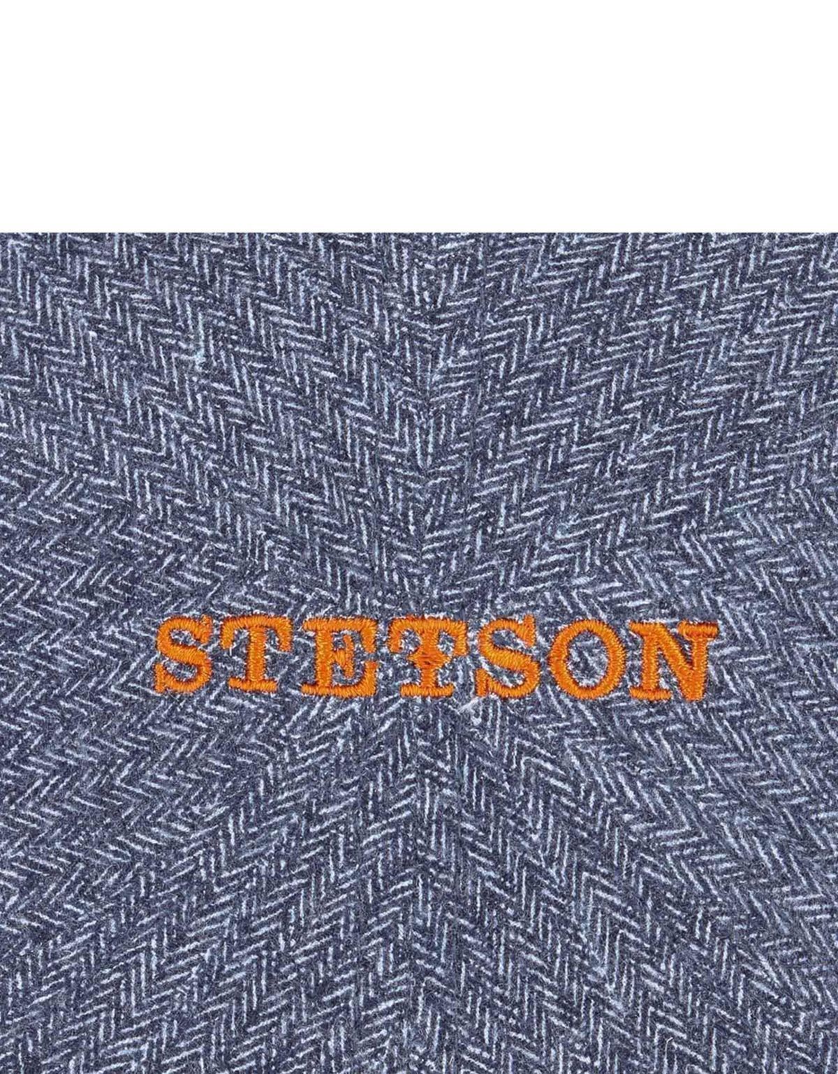 Кепка мужская из синей шерсти Stetson | купить в интернет-магазине Olymp-Men