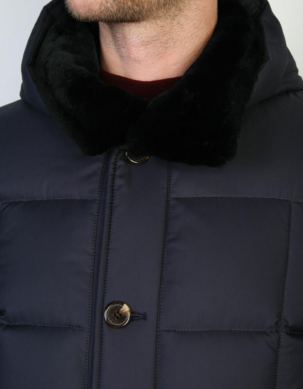 Пуховик мужской RIGGI удлинённый с капюшоном | купить в интернет-магазине Olymp-Men