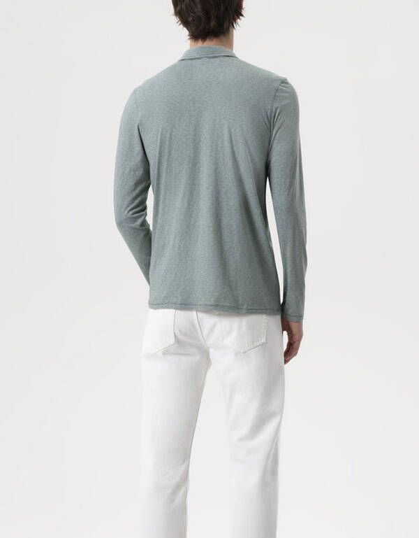 Поло с длинным рукавом мужское Olymp, body fit | купить в интернет-магазине Olymp-Men