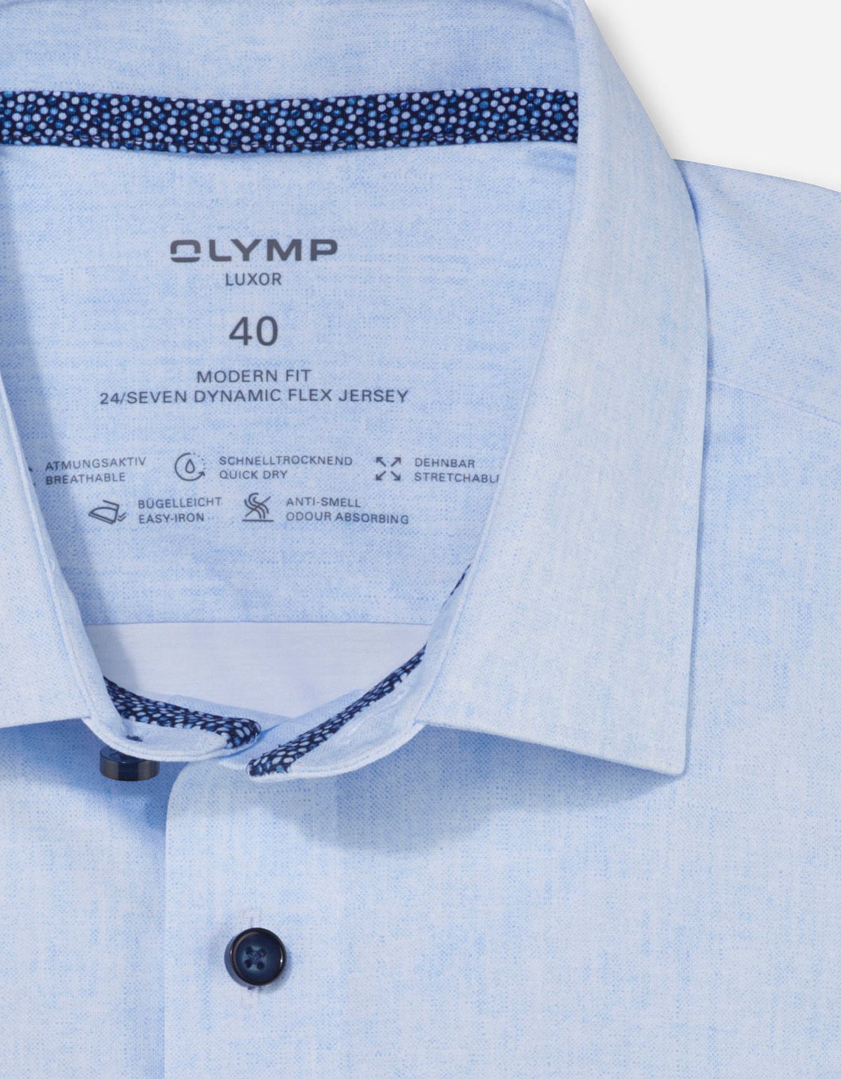 Рубашка трикотажная OLYMP Luxor 24/7, modern fit | купить в интернет-магазине Olymp-Men