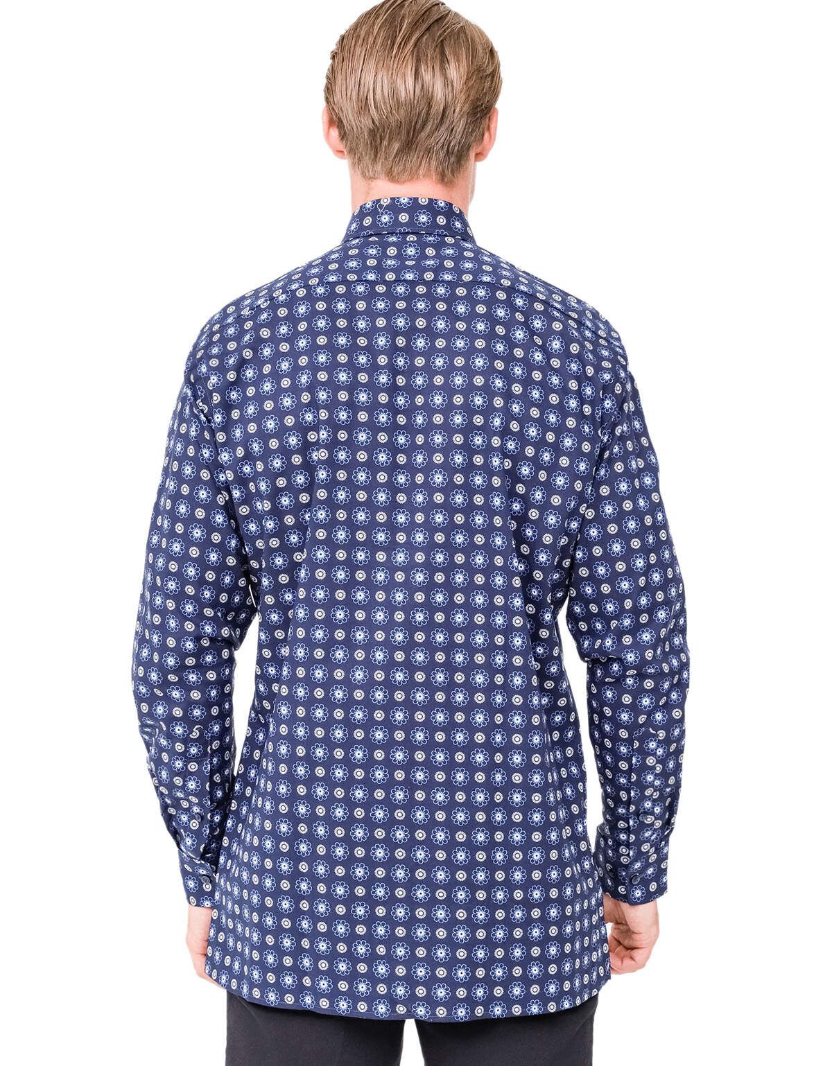 Рубашка мужская OLYMP Luxor с принтом, modern fit | купить в интернет-магазине Olymp-Men