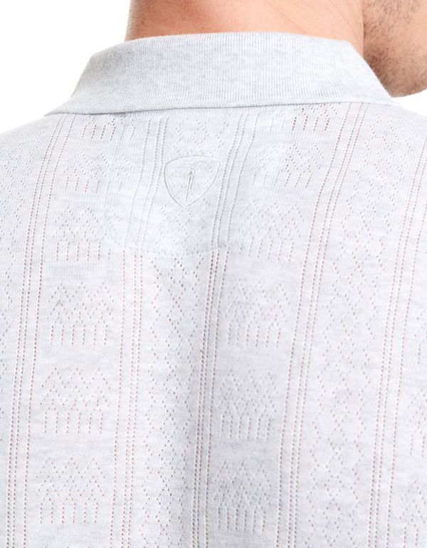 Поло мужское серое на молнии Gratude | купить в интернет-магазине Olymp-Men