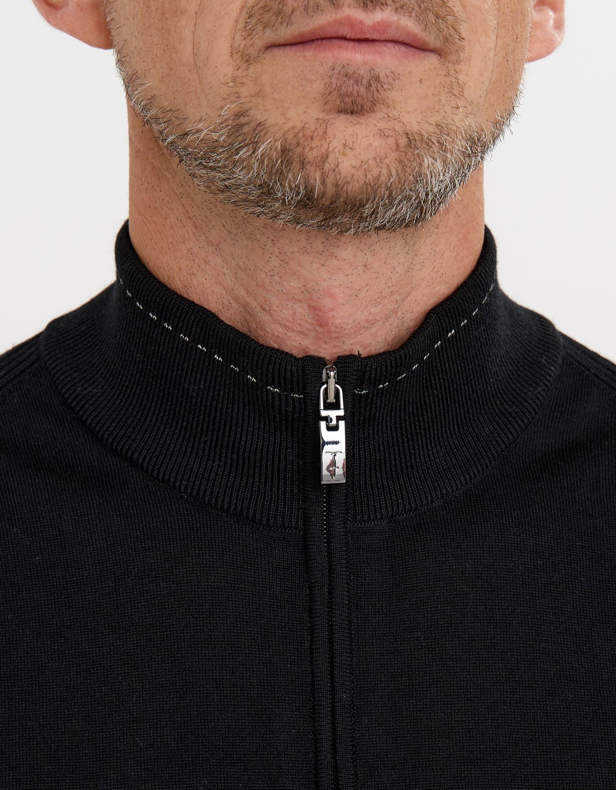 Кардиган чёрный мужской Gratude на молнии | купить в интернет-магазине Olymp-Men