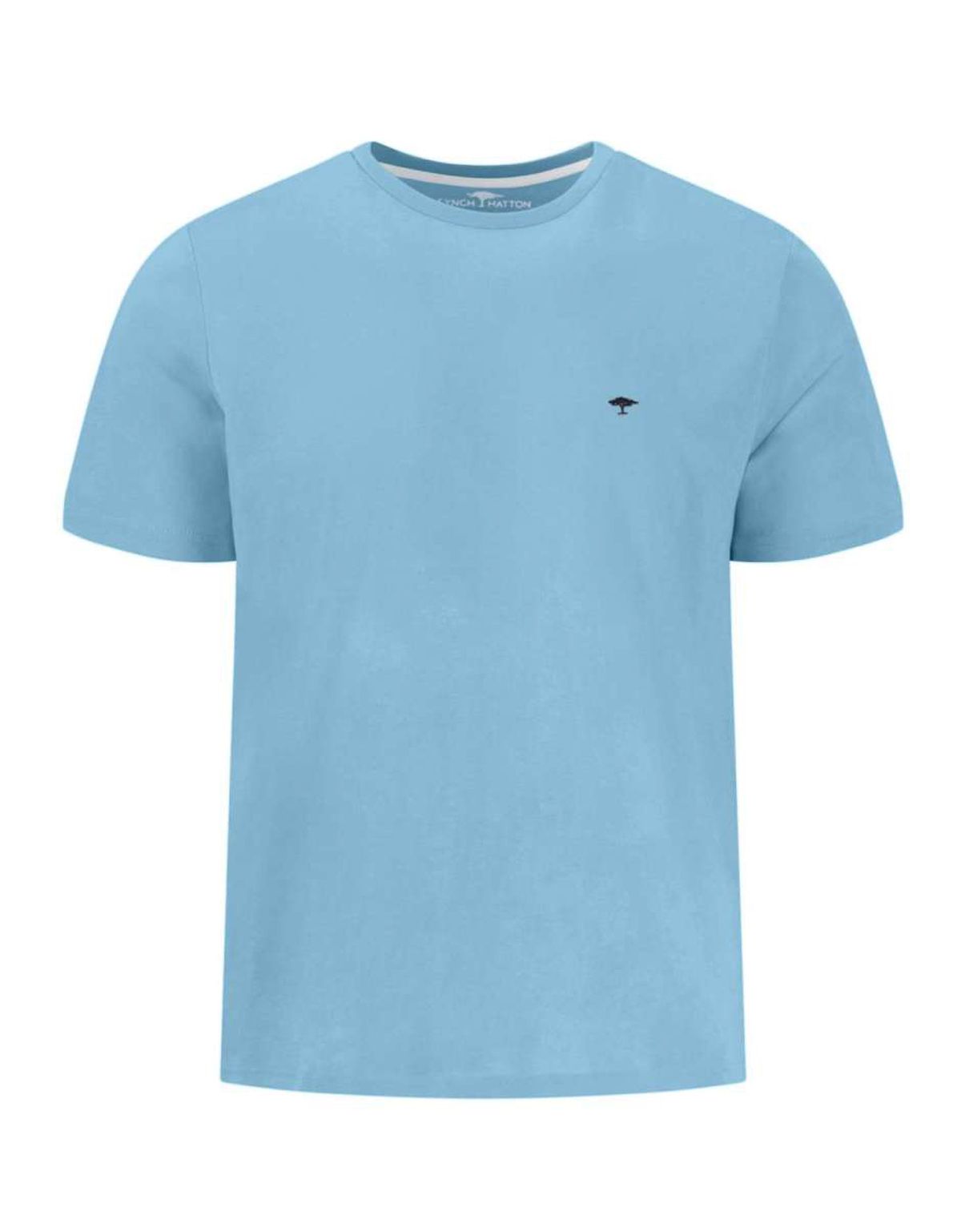 Футболка мужская голубая однотонная Fynch-Hatton | купить в интернет-магазине Olymp-Men
