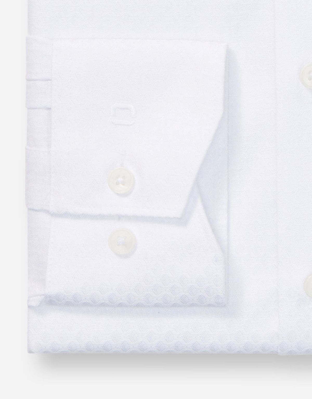 Рубашка белая из фактурной ткани OLYMP Luxor, modern fit | купить в интернет-магазине Olymp-Men