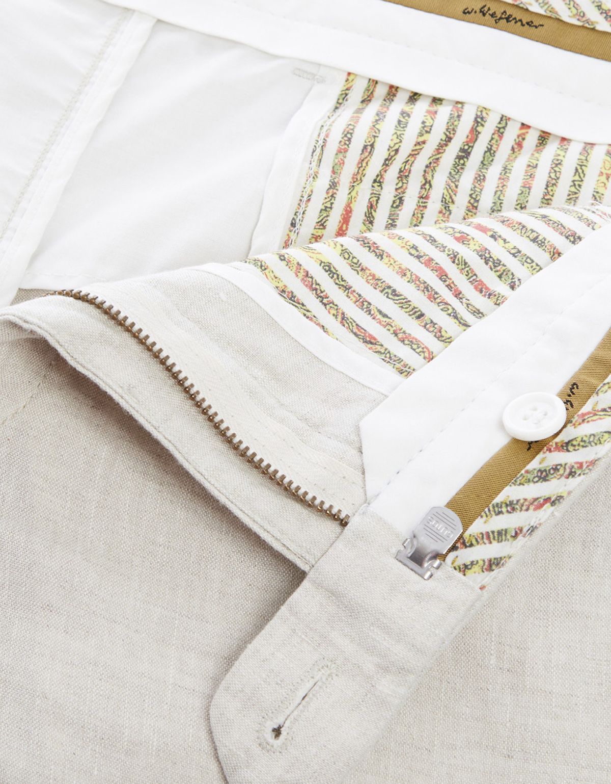 Мужские льняные серые брюки w.Wegener | купить в интернет-магазине Olymp-Men