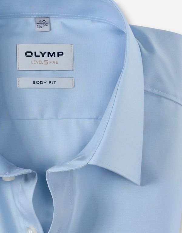 Сорочка однотонная OLYMP Level Five короткий рукав