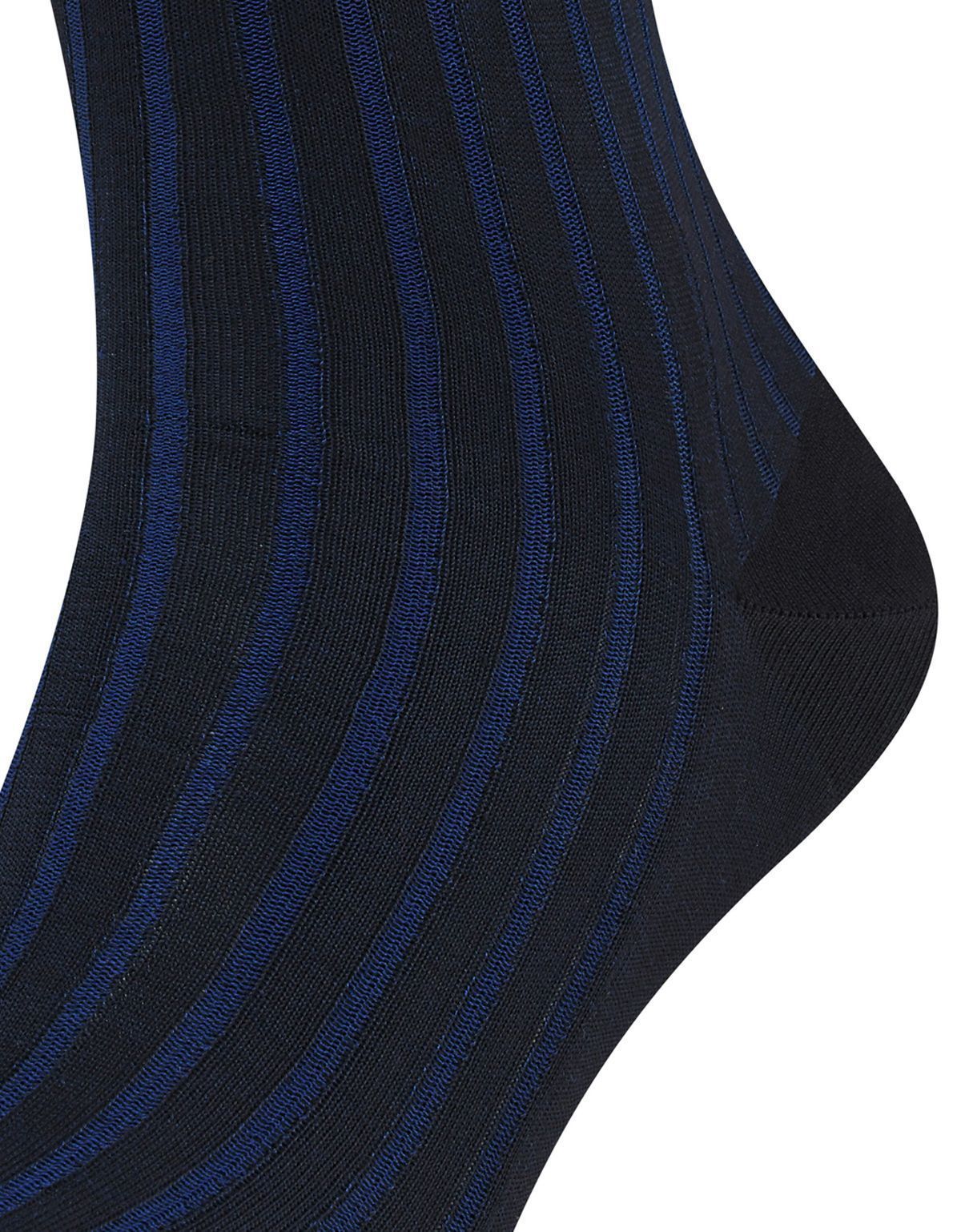 Носки синие в полоску FALKE из мерсеризированного хлопка | купить в интернет-магазине Olymp-Men